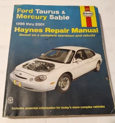 Ford Tauro & Mercury Sable 1996-2001 Haynes Reparación Manual - Imagen 1 de 4