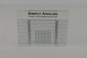 Simply Analog Azimut Ruler - Ausrichtungslineal - VTA - Tonarm-Headshell-Balance - Bild 1 von 2