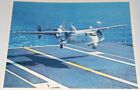 C-2A COD LANDING on CARRIER GRUMMAN AEROPSPACE CORP  2-SIDED POSTER 8-1/2' x 11"