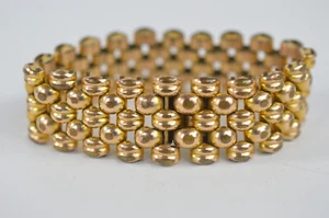 ALTES VERGOLDETES ARMBAND - SCHÖNES DESIGN - 18,5 X 2,3 CM - Bild 1 von 4