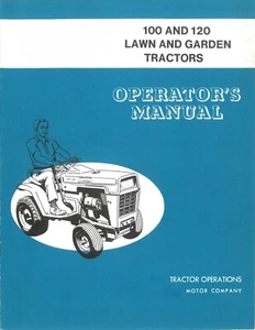 Ford 100 y 120 césped y jardín tractor manual del propietario LGT100 LGT120 LGT - Imagen 1 de 15