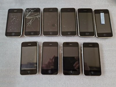 Joblot 10x Apple iPhone 3g 3gs A1241 A1303 Untested Read Description  - Image 1 of 4