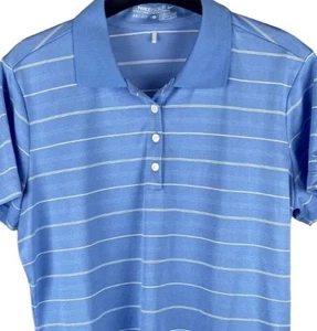 Nike Shirt Youth Large 12-14 Boys Golf Polo Dri-Fit Striped Pullover Junior - Picture 1 of 12