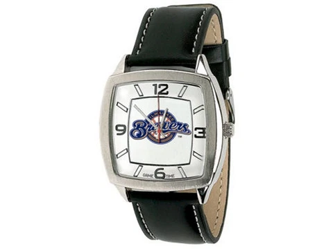 Men's WATCH MLB Baseball MILWALKEE BREWERS Analog New - Needs Battery Cover