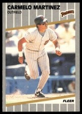 1989 Fleer   #311  Carmelo Martinez   Outfield   San Diego Padres  FREE shipping