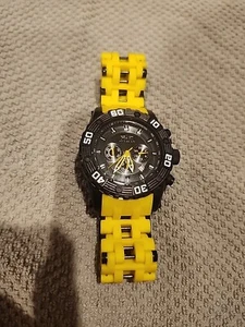 Invicta Watch Men's Sea Spider Quartz Chronograph Polyurethane NEEDS BATTERY - Picture 1 of 7