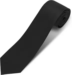 Corbatas clásicas para hombre, corbatas sólidas, corbata formal - Picture 1 of 12