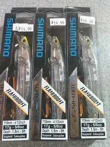 Lote de 3 Jerkbaits Shimano Flash Boost - Imagen 1 de 1