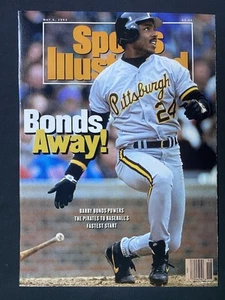 Sports Illustrated Cover ONLY May 4, 1992 Barry Bonds Pit Pirates - No Label - Picture 1 of 1