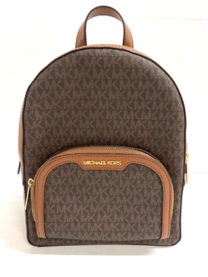 Mochila Michael Kors Jaycee Signature MK Logo Foto 1 de 4