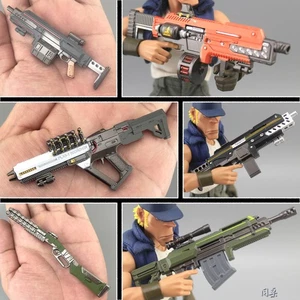 Modellino mitragliatrice scala 1/12 arma giocattolo accessorio per action figure 6" - Foto 1 di 33