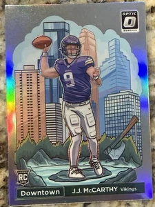 Óptica Panini Donruss 2024 - ¡Centro! J.J. McCarthy #11 (RC) - Imagen 1 de 2