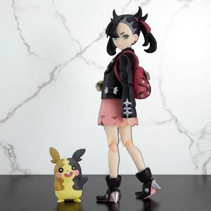 Pokémon SWSH Marnie & Morpeco Figure w/ Pokémon Center Online Limited Bonus JPN - Picture 1 of 9
