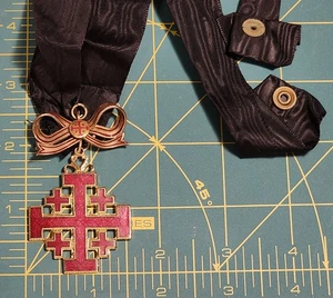 Order of Knights of the Holy Sepulchre in Jerusalem, Cross Medal/Sash - Picture 1 of 9