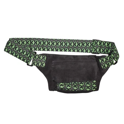 Gürteltasche Brian Kord braun grün grau Muster Bauchtasche Hüfttasche Festival - Bild 1 von 4