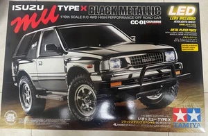 Limited Tamiya 47383 1/10 R/C Isuzu mu Type X Black Metallic (CC-01) NIB - Picture 1 of 4