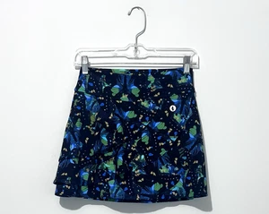 Dona Jo Ultimate Skort Womens 1S Black Blue Green Pockets Skirt Shorts Logo NWOT - Picture 1 of 13