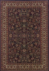 6 Round Sphinx Oriental Black Oriental 113B Area Rug - Approx 6' - Picture 1 of 1