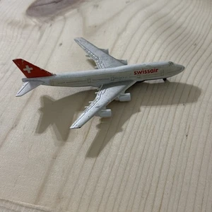 Schabak - BOEING 747 Swissair 1:600 BUONO! Modellino aereo - Foto 1 di 6