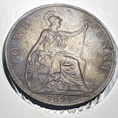 GRAN BRETAÑA 1899 1 PENIQUE X1506 Foto 1 de 4