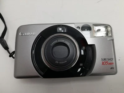 Canon Sure Shot 105 Zoom 35mm Film Camera with Case  - Image 1 of 4