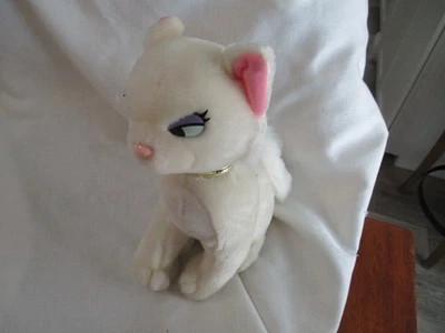 Peluche Vintage Disneyland The Aristocats Marie 10" Gatito Blanco Peluche Gato Foto 1 de 3