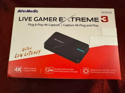 *Read* AVerMedia Capture Card 4K Gaming Live Gamer Extreme 3 (GC551G2) - Image 1 of 3