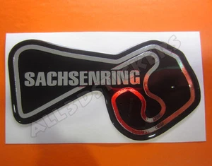 Pegatina Relieve 3D Circuito Sachsenring 12,5x7 cm - Imagen 1 de 1