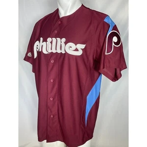 Philadelphia Phillies MLB Cooperstown Collection Practice Jersey Men's MEDIUM - Picture 1 of 9