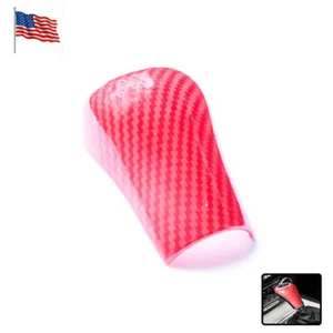 1pc Vehicle Car Red Gear Shift Knob Cover For Mercedes-Benz GLK 08-2012 - Foto 1 di 13