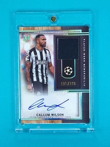 Topps Museum UCL 2023-24 Calum Wilson /150 Patch - Auto - Newcastle - Foto 1 di 2