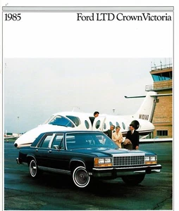 1985 Ford LTD Crown Victoria Sedan Wagon Country Squire Dealer Sales Brochure - Picture 1 of 1