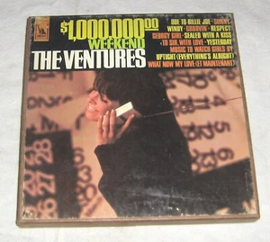 The Ventures $1,000,000 Weekend,Reel To Reel 4 Track 7 ½ IPS Stereo,Surf Music - Picture 1 of 5