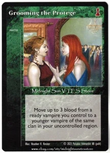 Grooming the Protege New Blood V:TES VTES Vampire CCG - Imagen 1 de 1