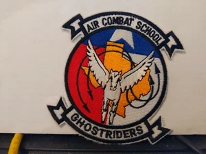 USAF AIR COMBAT SCHOOL "GHOSTRIDERS" 4 X 3 3/4 - Picture 1 of 3