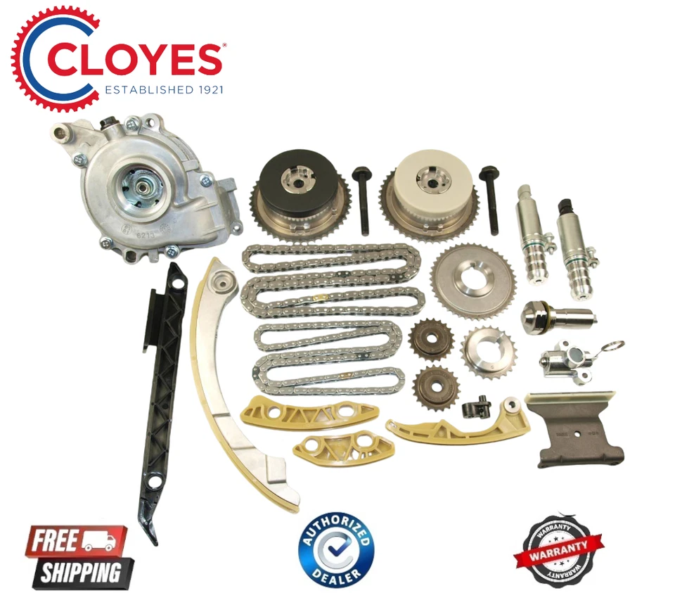 Cloyes 94201SA2K3 发动机定时链套件 带水泵 适合雪佛兰钴 06-08 — 第 1/1 张图片