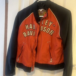 Harley Davidson Women's Size Small Zip-Up Motorcycle Jacket - Picture 1 of 5