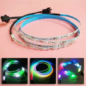 3mm Width 5V WS2812B 2020 RGB LED Strip Light 1M 144LEDs Addressable Individual - Picture 1 of 12