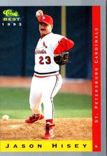 1993 Classic Best Jason Hisey #243 St. Petersburg Cardinals Baseball Card