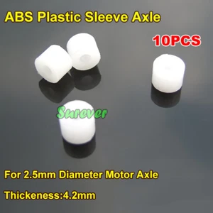 10PCS ABS Plastic Sleeve Axle Fixing Shaft Gasket Sleeve for 2.5mm Motor shaft - Picture 1 of 3