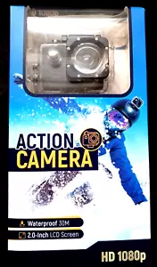 NEW High Def Action Camera w/Mounting Hardware, Video Format HD 1080p Resolution - Picture 1 of 5