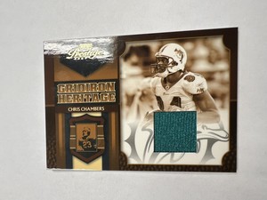 2007 Playoff Prestige Gridiron Heritage Materials Chris Chambers #GH-14 sku 2453