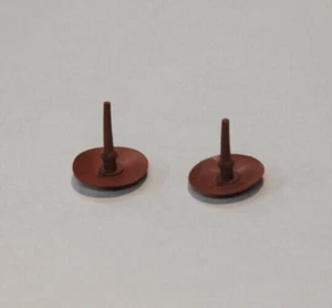 HOLLEY 26-41 ACCELERATOR PUMP CHECK VALVES - RED UMBRELLA STYLE NEW PAIR - Picture 1 of 1
