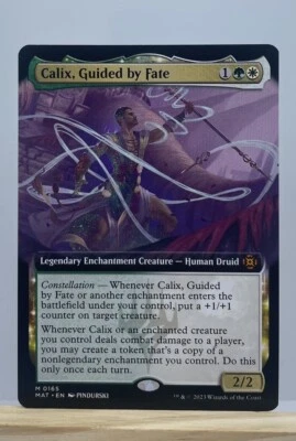 CALIX, GUIDED BY FATE (Extended Art) - MAT #0165 March of the Machine Aftermath - Image 1 of 2