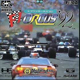 Pc Engine Hu Card Software F1 Circus 92 JPN Ver. Limited Video Game Software Ori