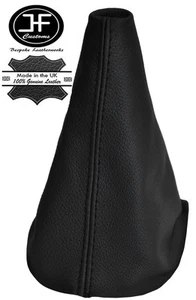 BLACK STITCHING REAL LEATHER MANUAL GEAR GAITER FITS RENAULT CLIO III 2006-2012 - Picture 1 of 3