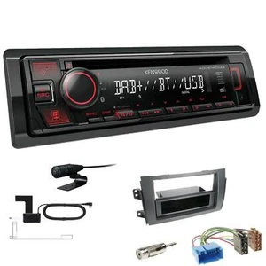 Kenwood KDC-BT450DAB Radio Bluetooth DAB für Fiat Sedici ab 2006 schwarz - Bild 1 von 5