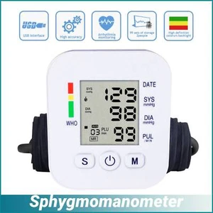 Digital Blood Pressure Monitor LCD Digital Display Heartbeat Detection Function - Picture 1 of 15
