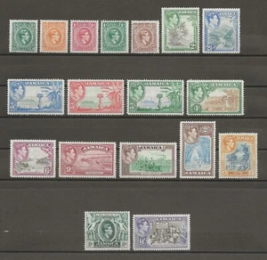 JAMAICA 1938/52 SG 121/133a MNH - Imagen 1 de 2