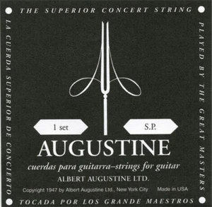 Augustine Classic Nero Morbido Tension E1-E6 Corde - Foto 1 di 1